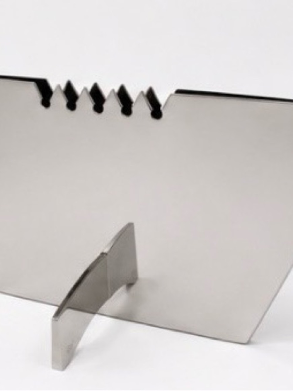 Leo Aerts Ziggy Vase Alinea Design Objects 1995 Signed #476 Stainless Steel